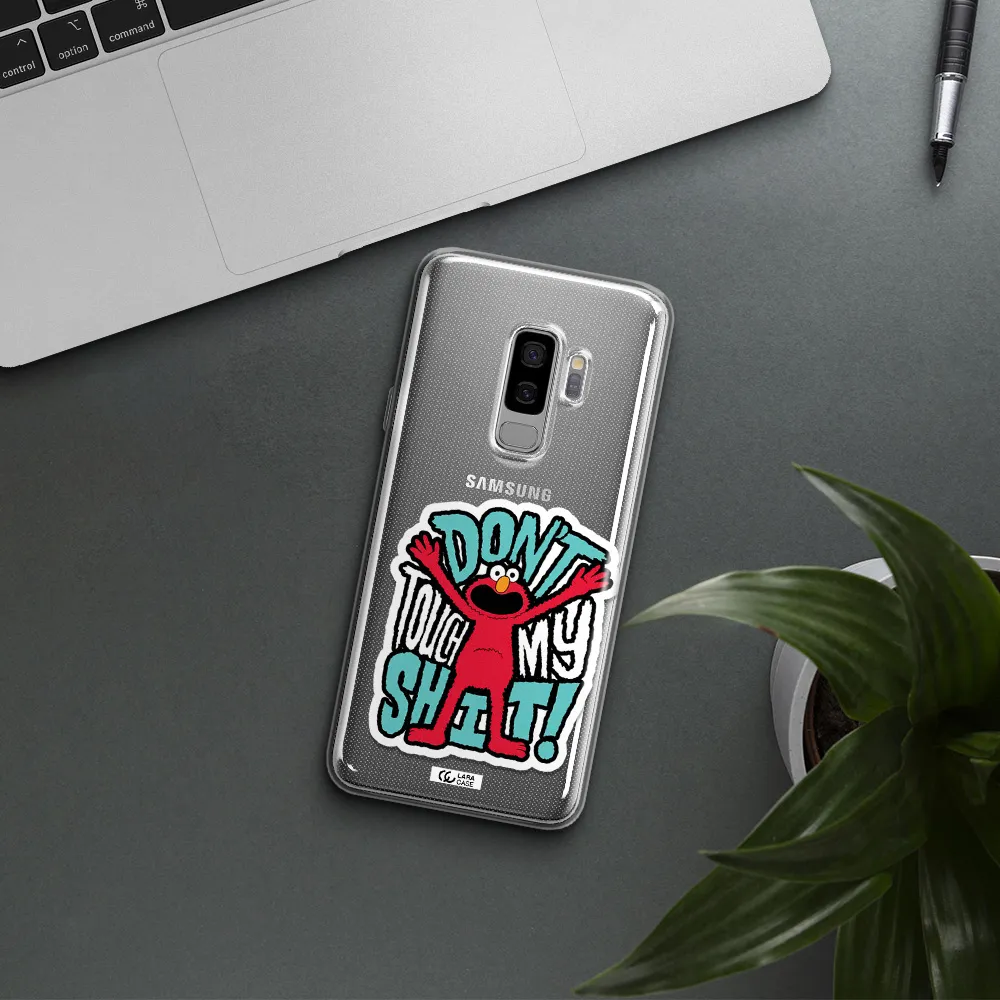 A Cartoon Character With Arms Up Samsung S9 Plus Clear Tpu Case