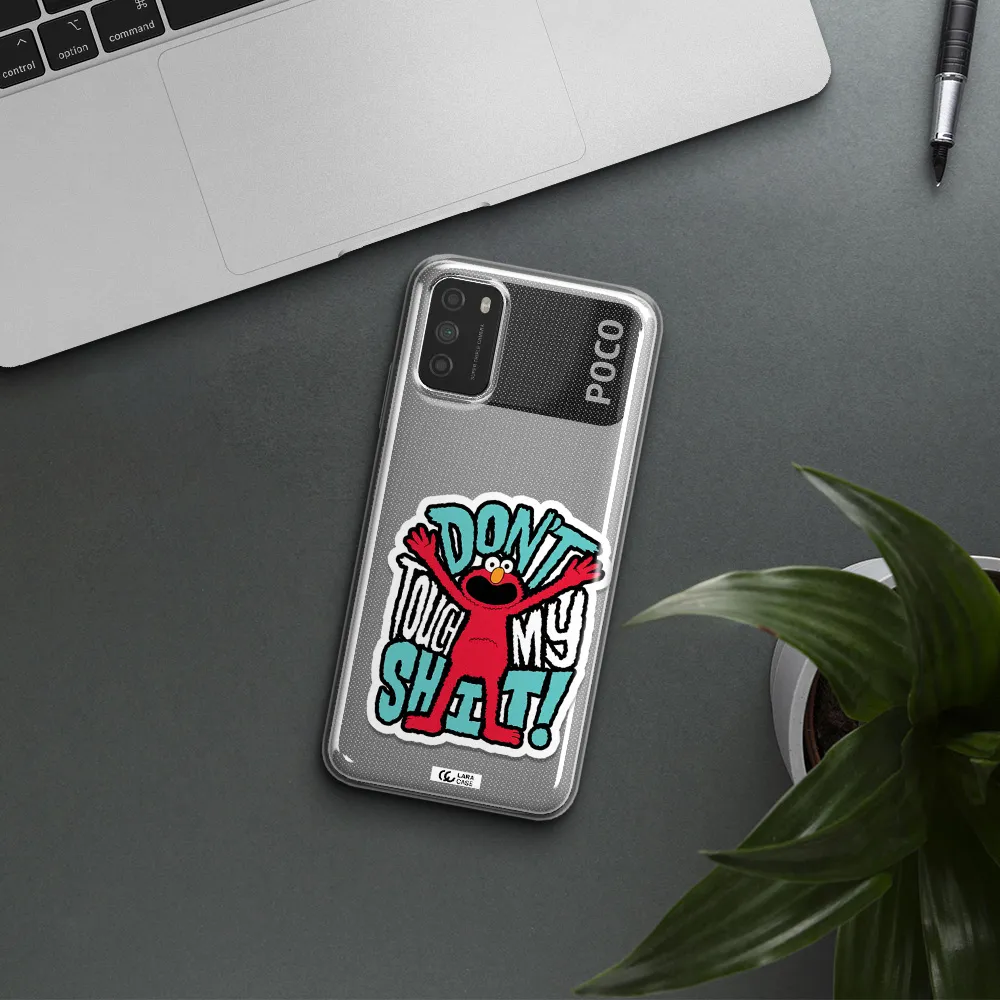 A Cartoon Character With Arms Up Xiaomi Poco M3 Clear Tpu Case