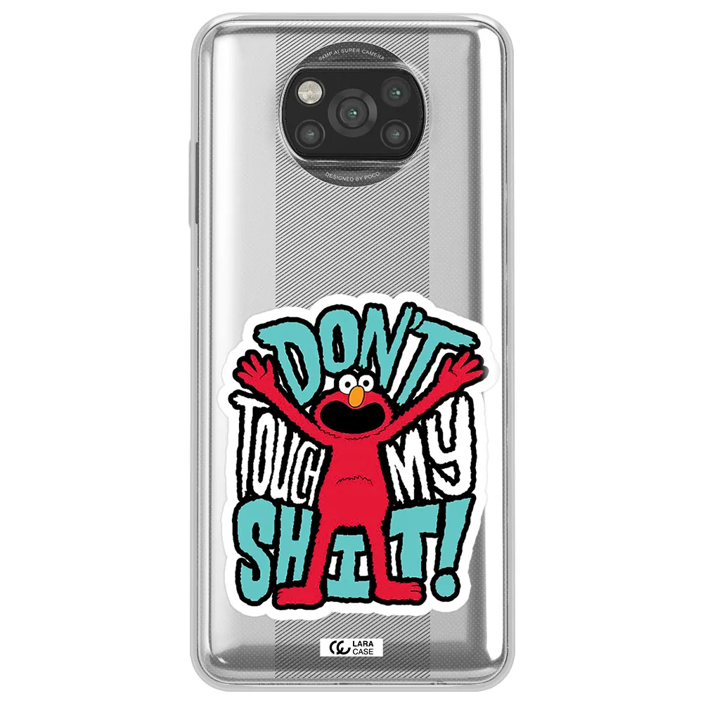 A Cartoon Character With Arms Up Xiaomi Poco X3 Clear Tpu Case