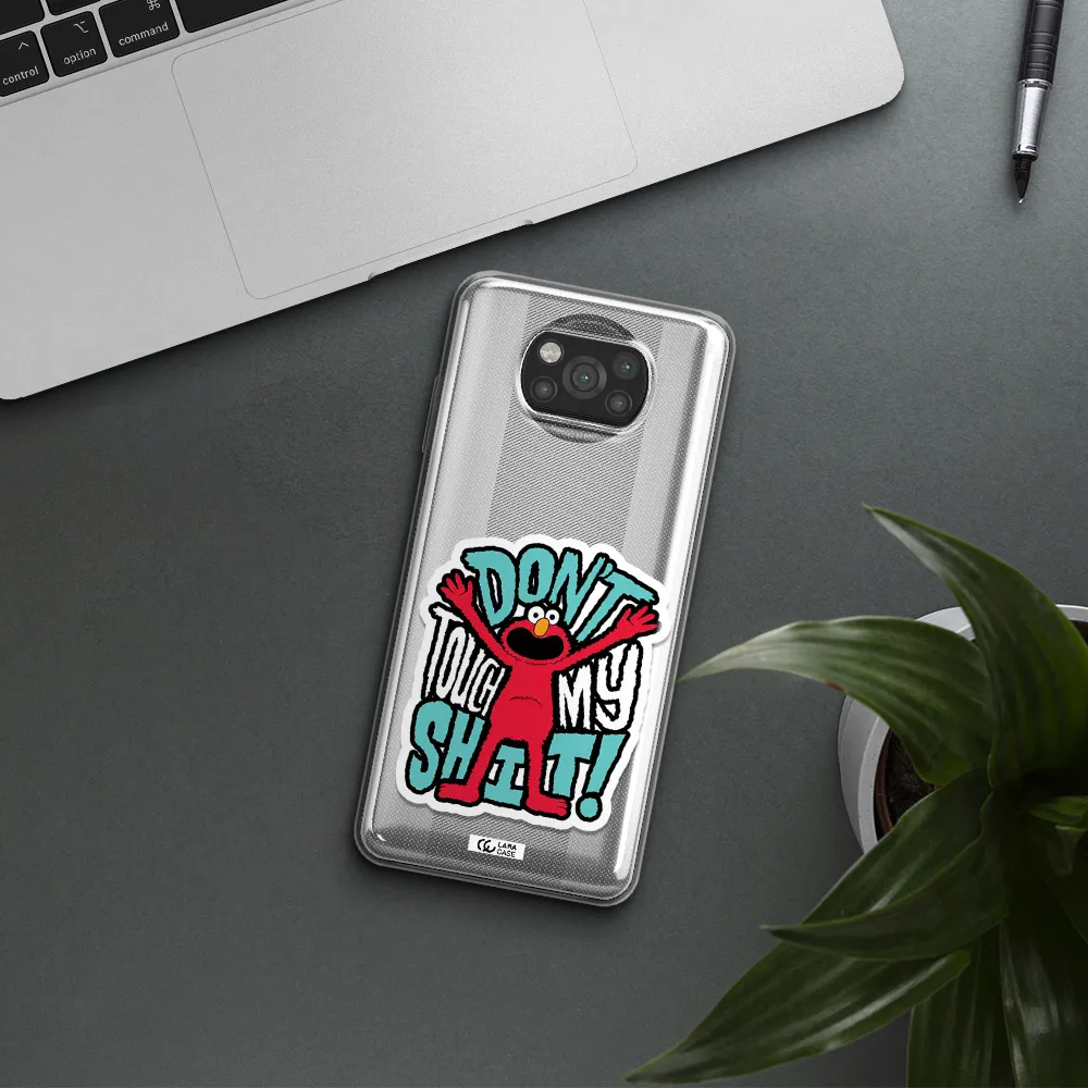 A Cartoon Character With Arms Up Xiaomi Poco X3 Clear Tpu Case