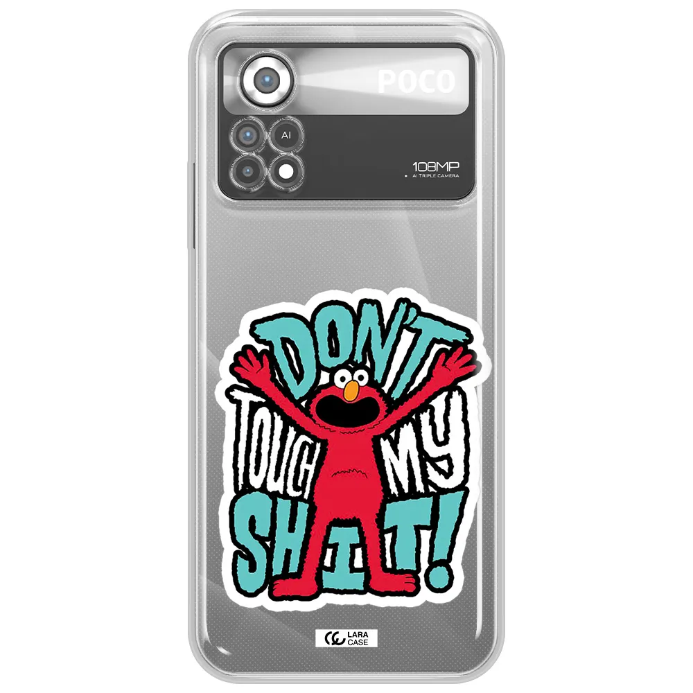 A Cartoon Character With Arms Up Xiaomi Poco X4 Pro Clear Tpu Case