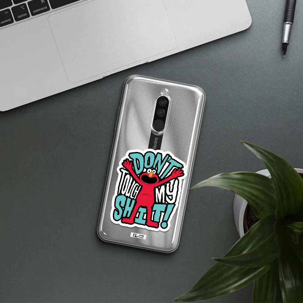 A Cartoon Character With Arms Up Xiaomi Redmi 8 Clear Tpu Case
