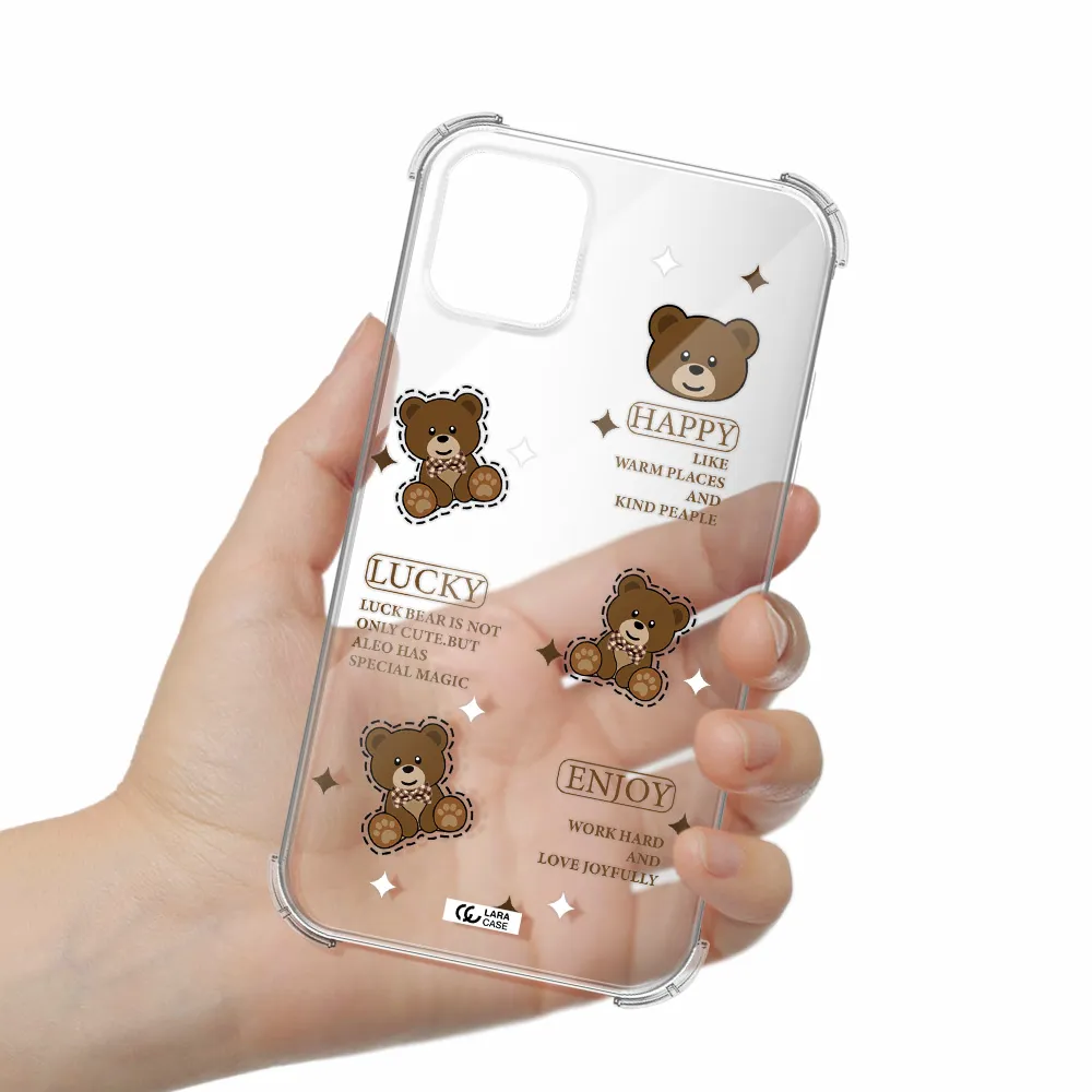 a collection of teddy bears Apple iPhone 11 Clear PC Case