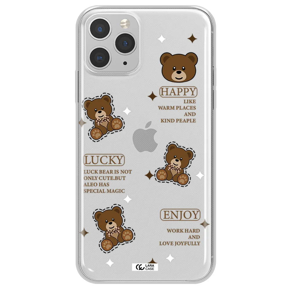 A Collection Of Teddy Bears Apple Iphone 11 Pro Max Clear Tpu Case