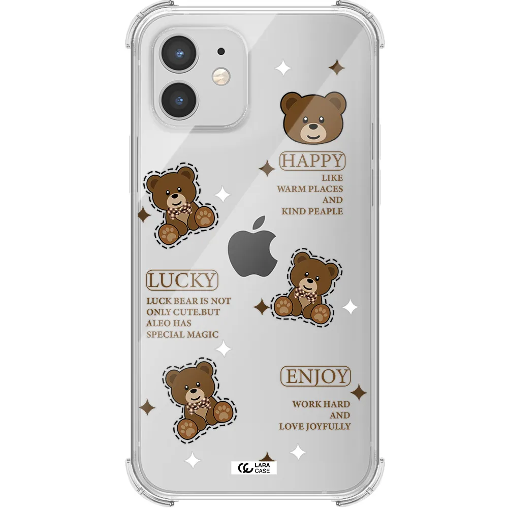 a collection of teddy bears Apple iPhone 12 mini Clear PC Case