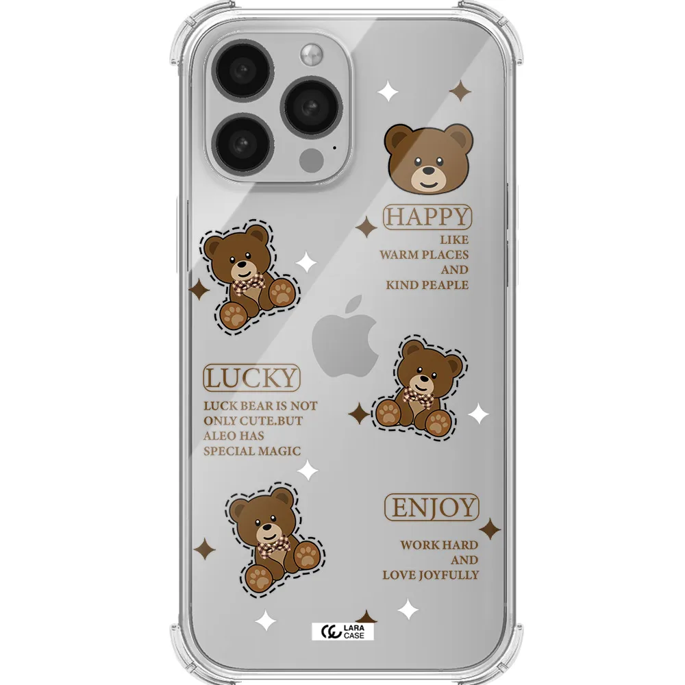 a collection of teddy bears Apple iPhone 13 Pro Max Clear PC Case