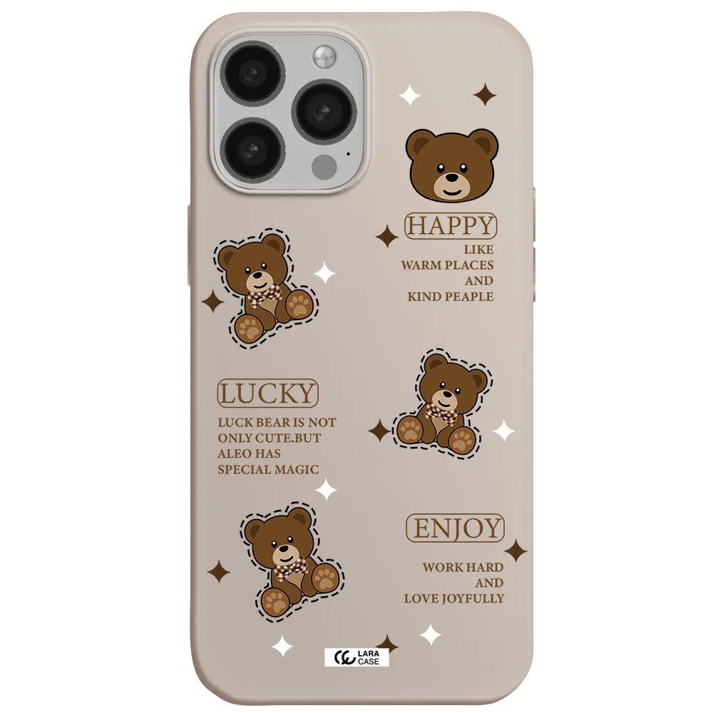 a collection of teddy bears Apple iPhone 13 Pro Max Silicone Stone Case