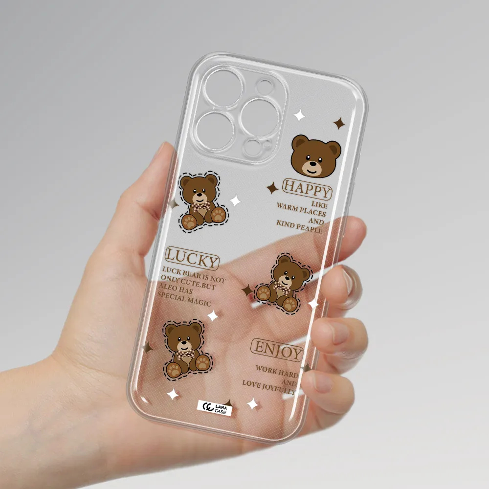 A Collection Of Teddy Bears Apple Iphone 16 Pro Max Clear Tpu Case