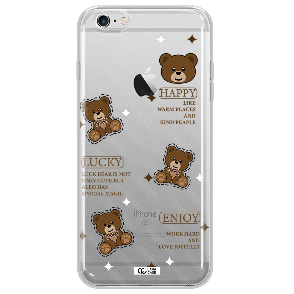 A Collection Of Teddy Bears Apple Iphone 6 S Plus Clear Tpu Case