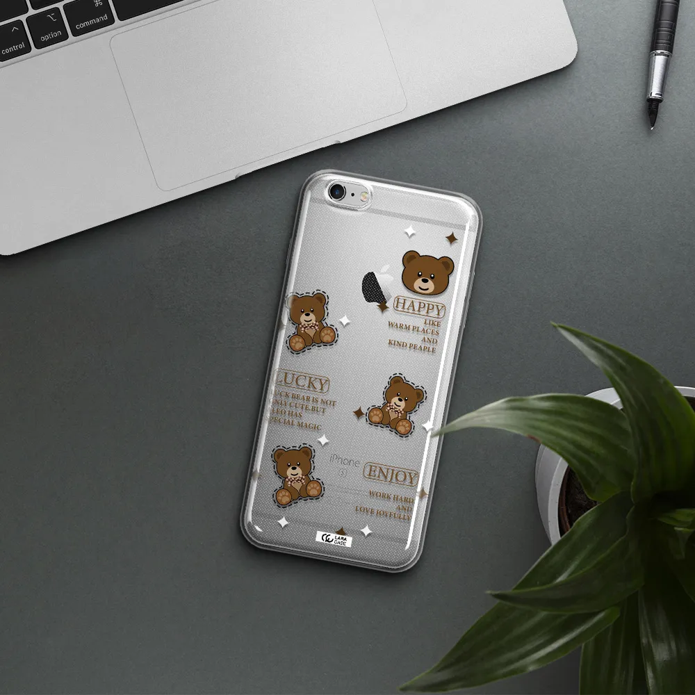 A Collection Of Teddy Bears Apple Iphone 6S Clear Tpu Case