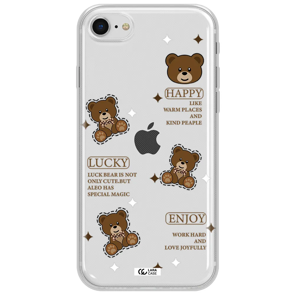 A Collection Of Teddy Bears Apple Iphone Se 2020 Clear Tpu Case