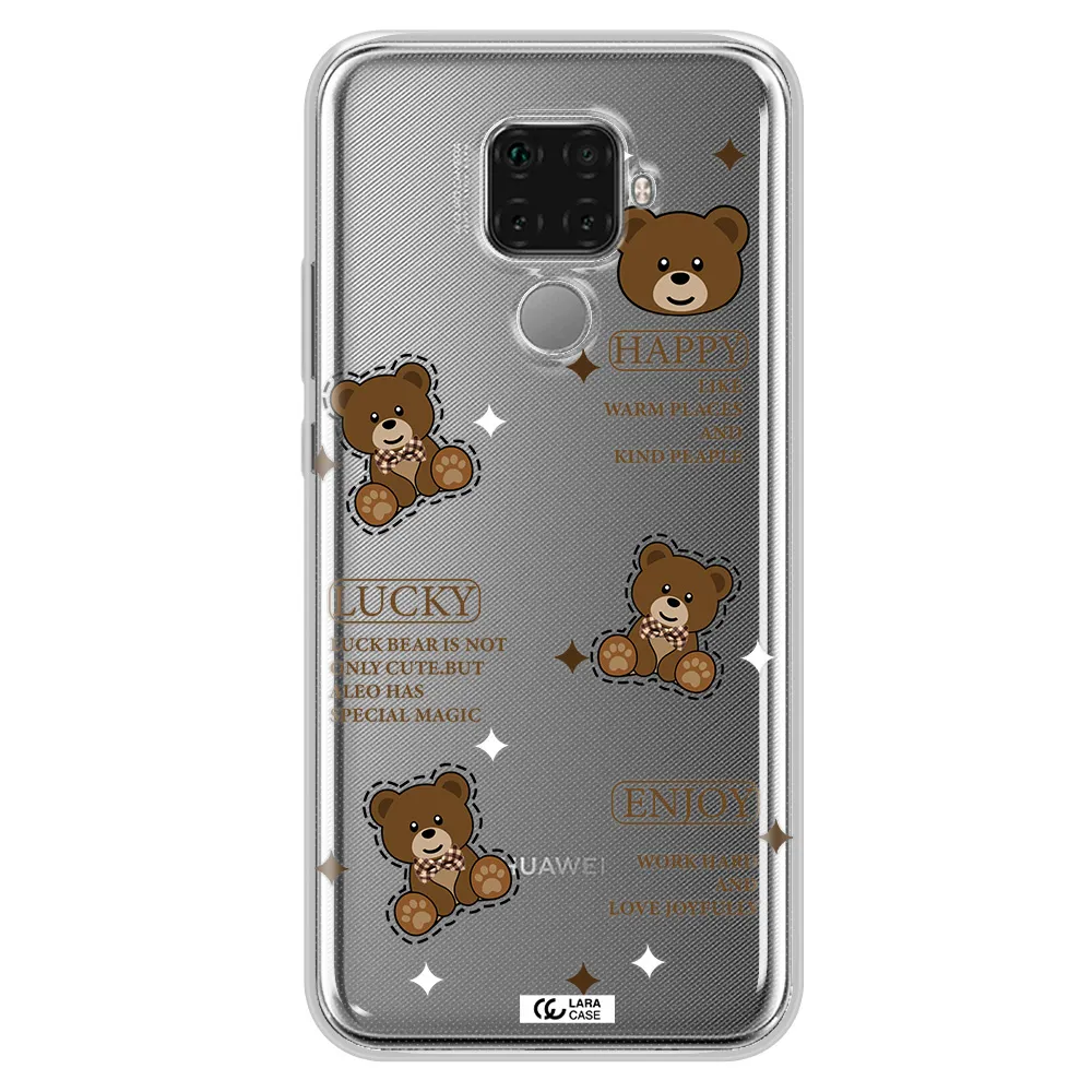 A Collection Of Teddy Bears Huawei Mate 30 Lite Clear Tpu Case