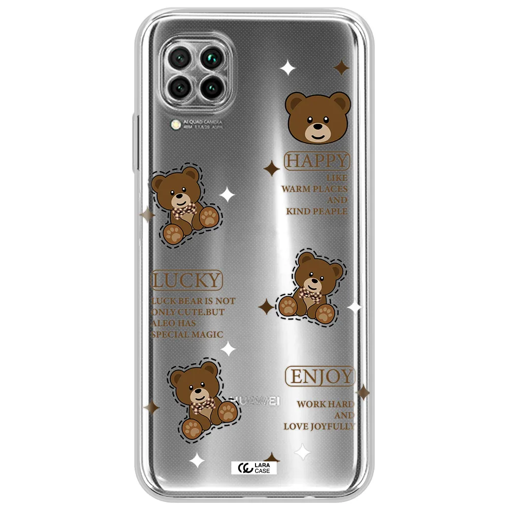 A Collection Of Teddy Bears Huawei Nova 7I Clear Tpu Case