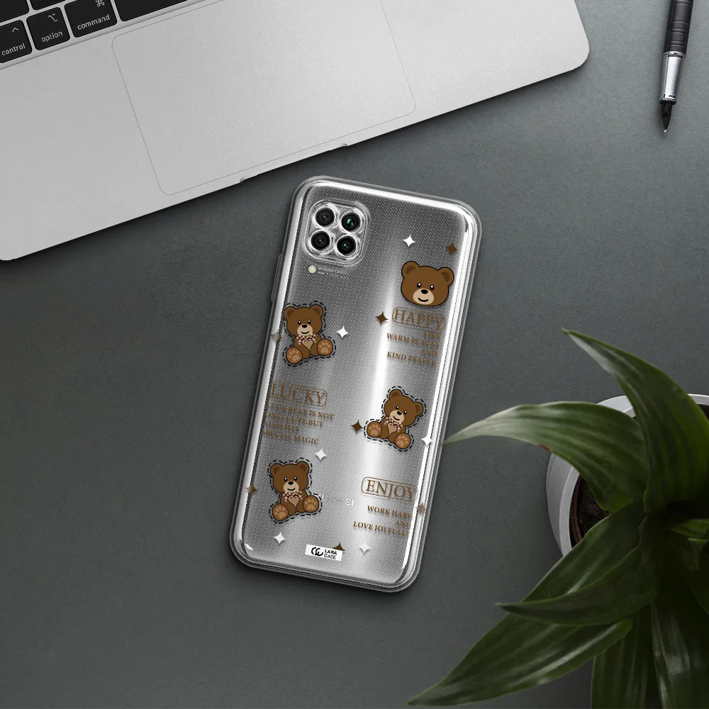 A Collection Of Teddy Bears Huawei Nova 7I Clear Tpu Case