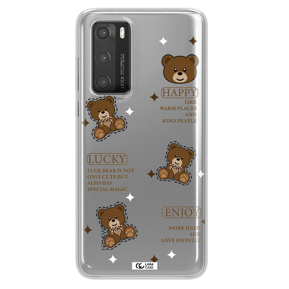 A Collection Of Teddy Bears Huawei P40 Clear Tpu Case