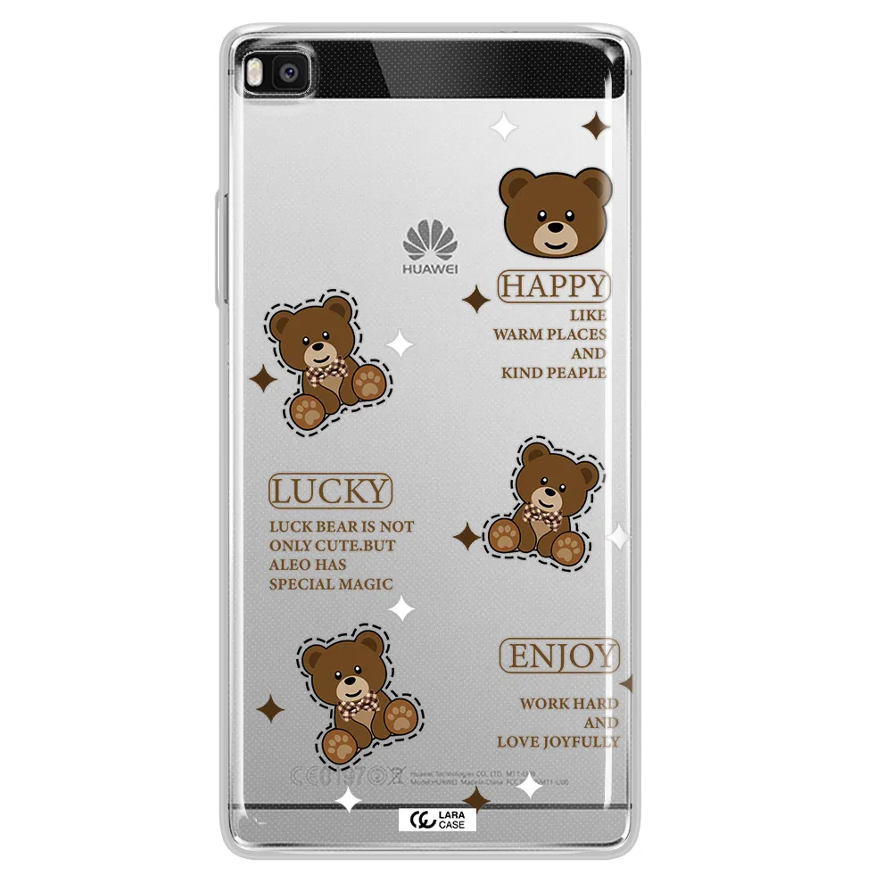 A Collection Of Teddy Bears Huawei P8 Clear Tpu Case