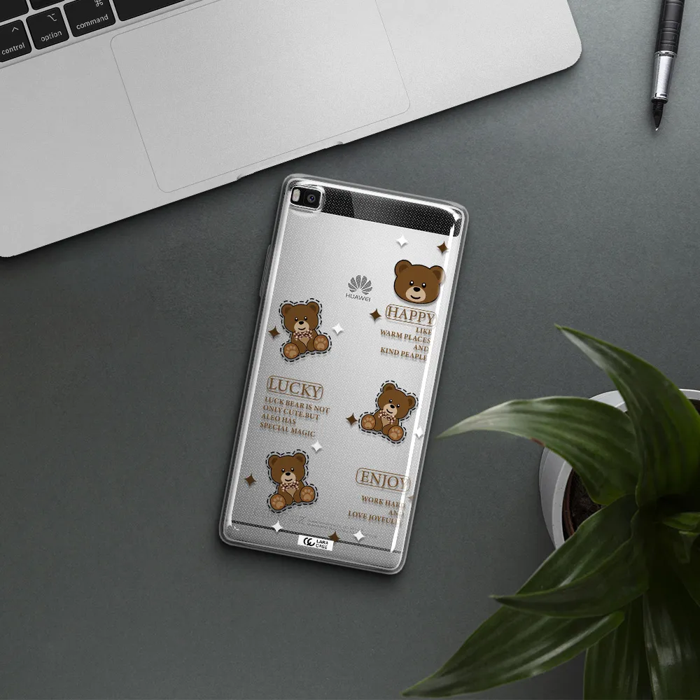 A Collection Of Teddy Bears Huawei P8 Clear Tpu Case