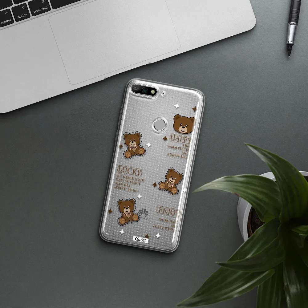 A Collection Of Teddy Bears Huawei Y7 2018 Clear Tpu Case
