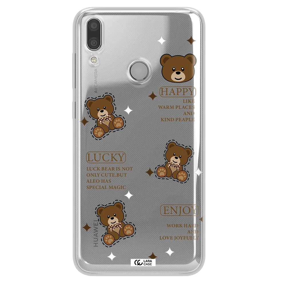 A Collection Of Teddy Bears Huawei Y7 2019 Clear Tpu Case