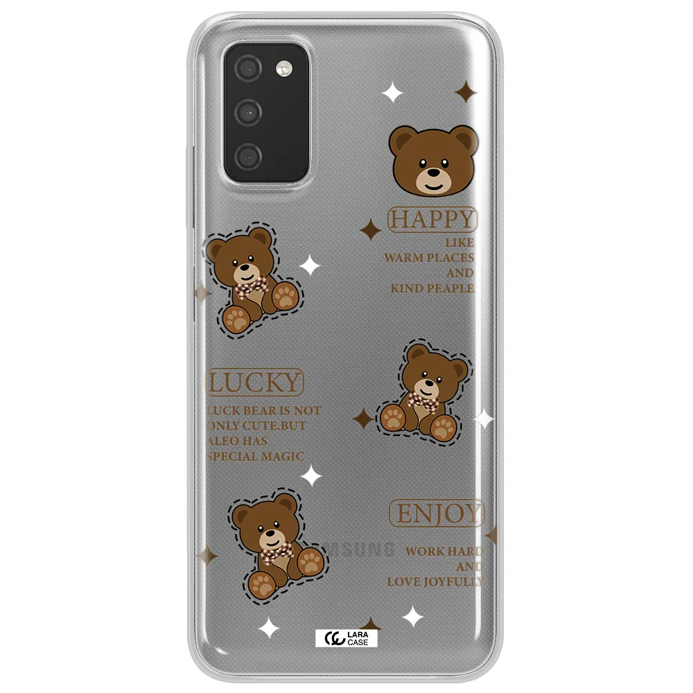 A Collection Of Teddy Bears Samsung A03S Clear Tpu Case