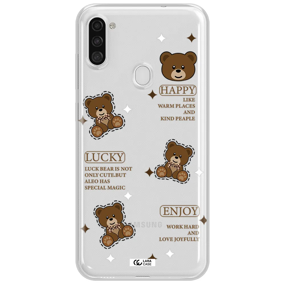 A Collection Of Teddy Bears Samsung A11 Clear Tpu Case