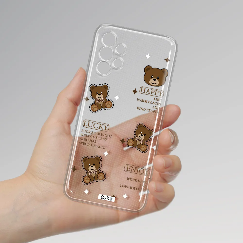 A Collection Of Teddy Bears Samsung A13 Clear Tpu Case