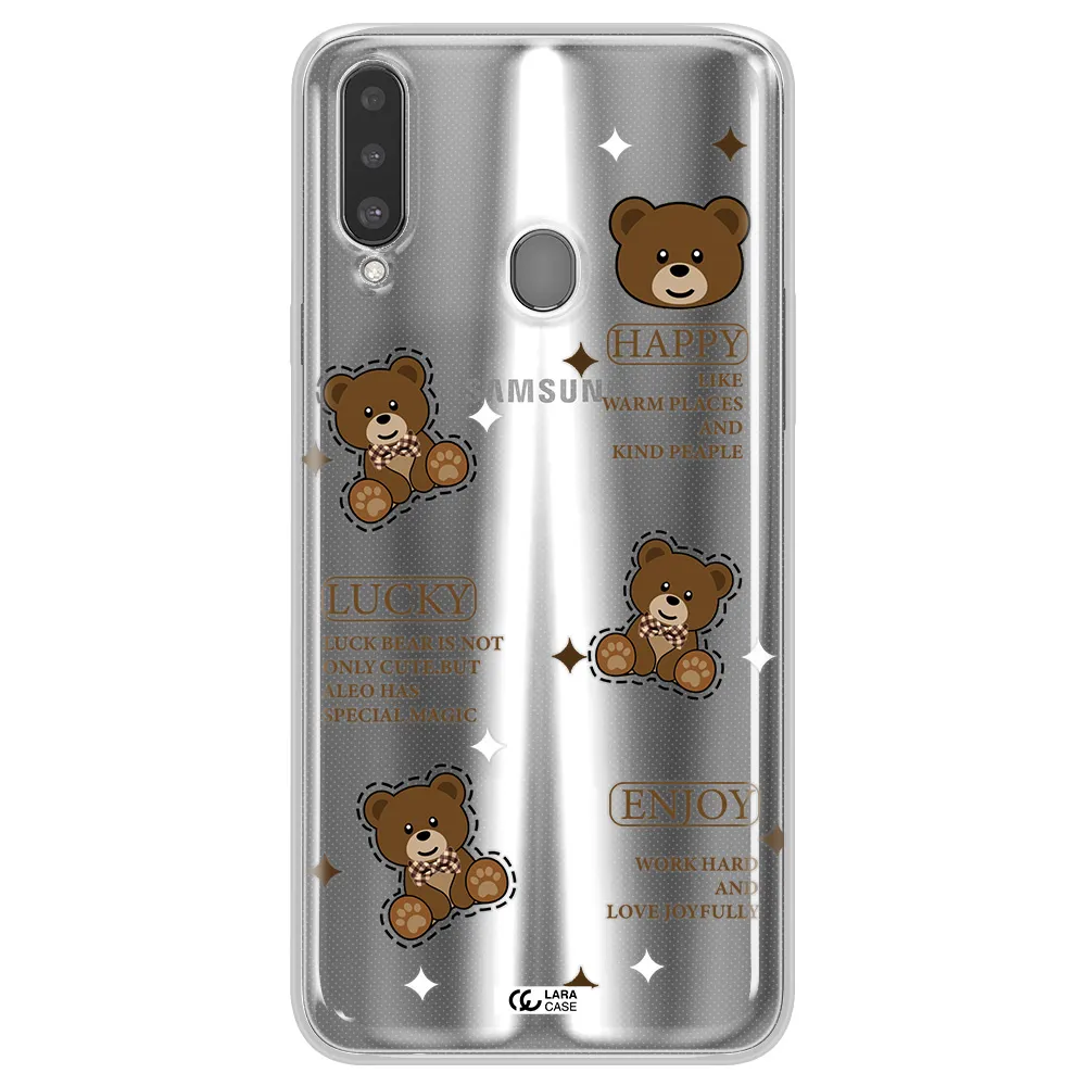 A Collection Of Teddy Bears Samsung A20S Clear Tpu Case