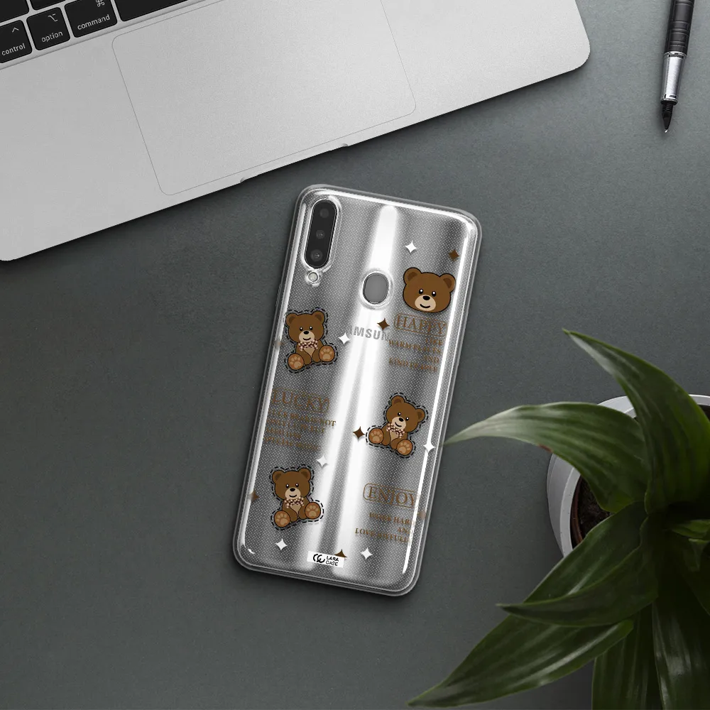 A Collection Of Teddy Bears Samsung A20S Clear Tpu Case