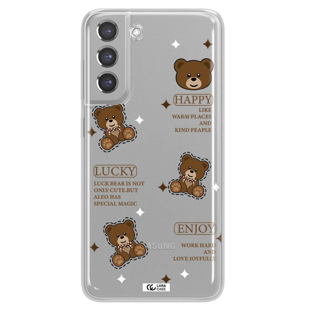 A Collection Of Teddy Bears Samsung A21 Fe Clear Tpu Case