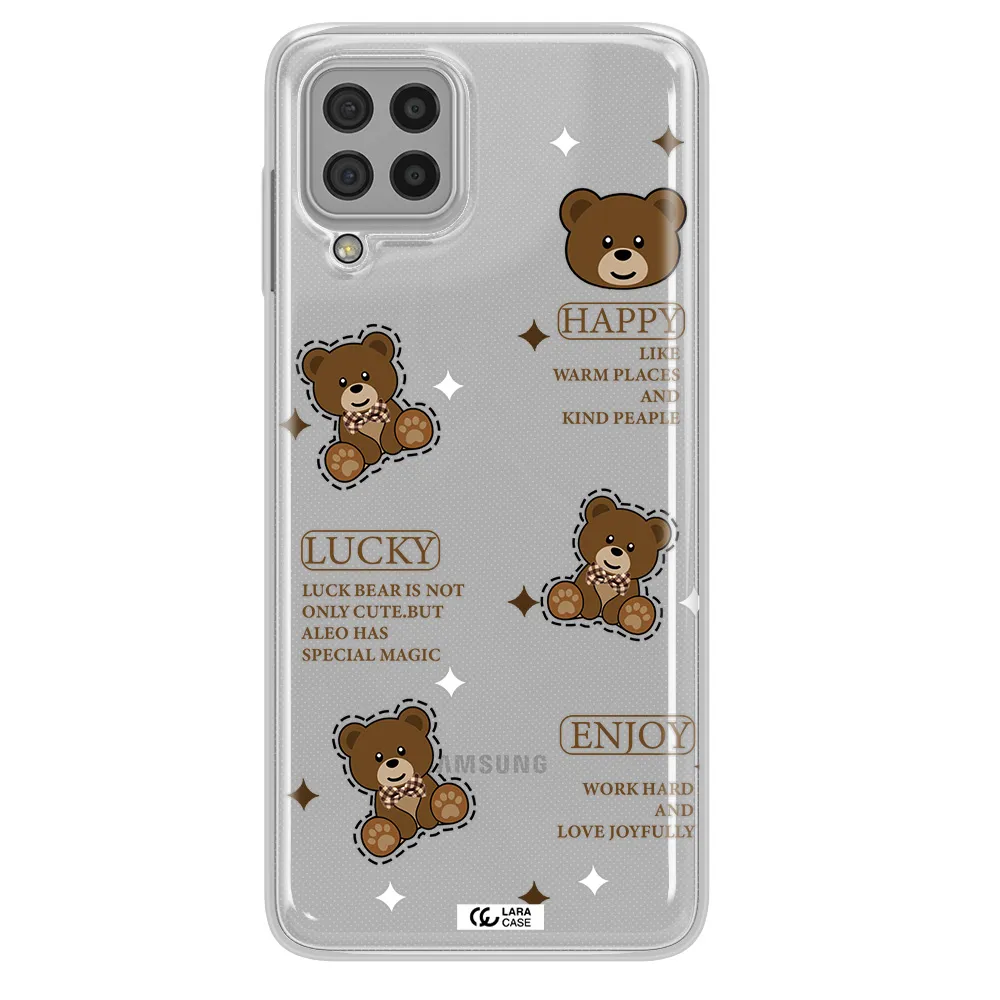 A Collection Of Teddy Bears Samsung A22 4G Clear Tpu Case
