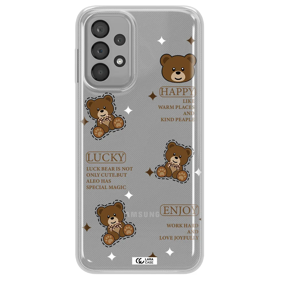 A Collection Of Teddy Bears Samsung A23 Clear Tpu Case
