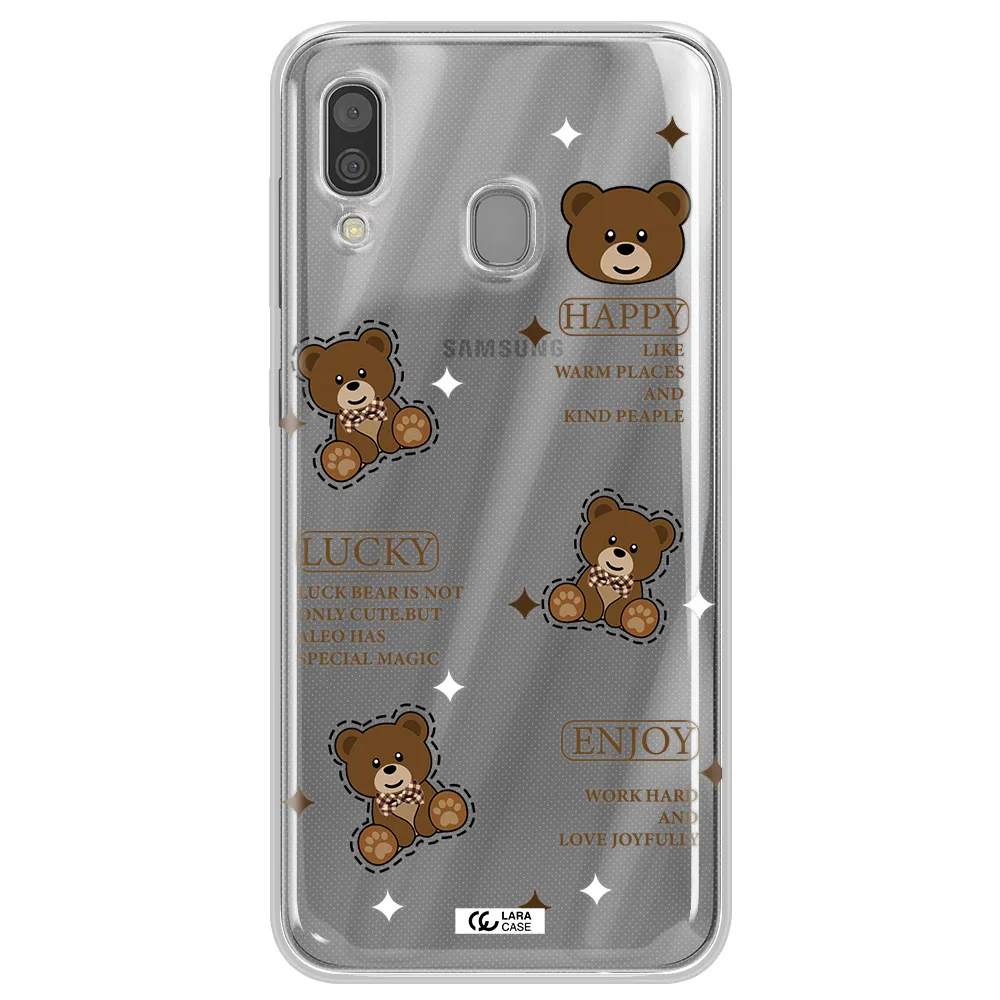 A Collection Of Teddy Bears Samsung A30 Clear Tpu Case