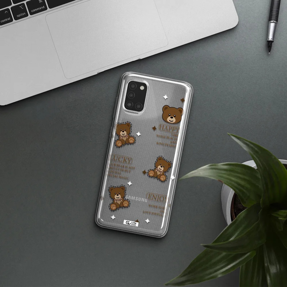 A Collection Of Teddy Bears Samsung A31 Clear Tpu Case