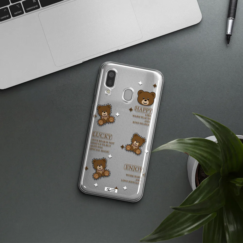 A Collection Of Teddy Bears Samsung A40 Clear Tpu Case