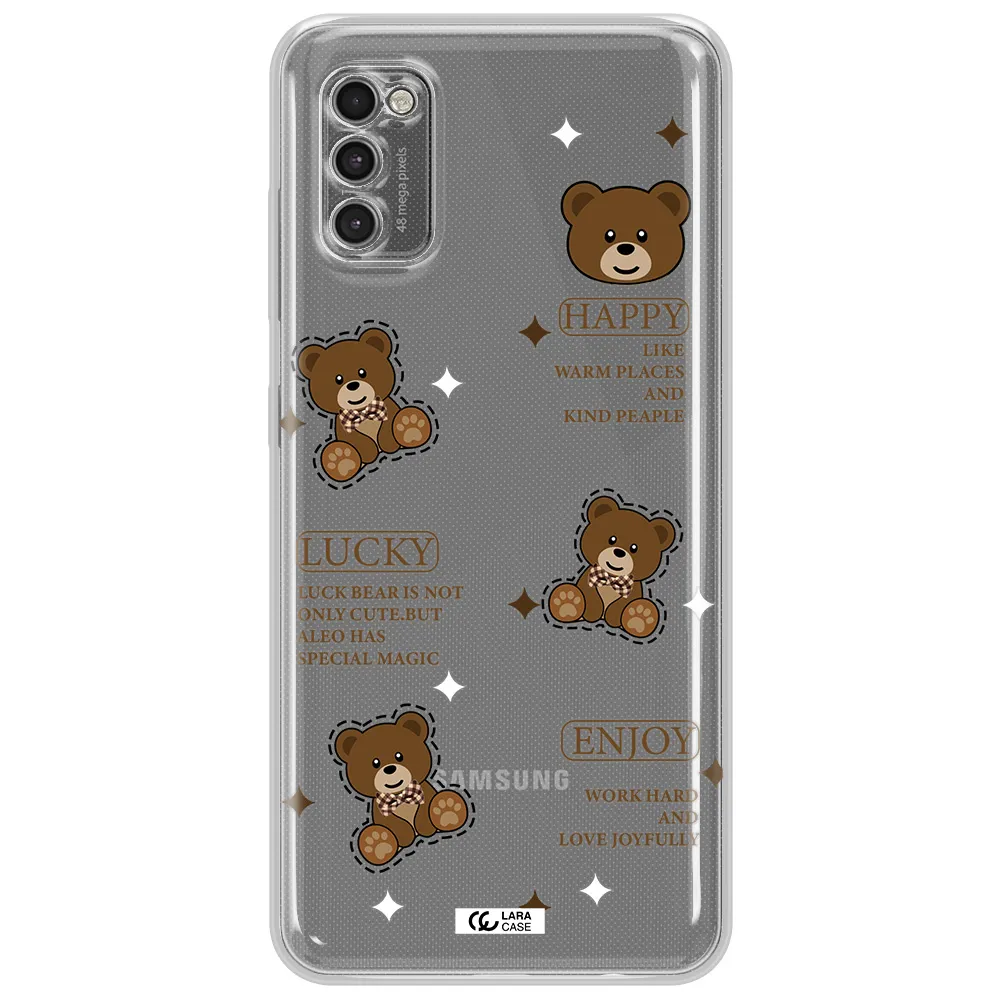 A Collection Of Teddy Bears Samsung A41 Clear Tpu Case