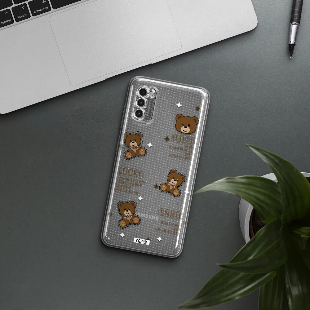 A Collection Of Teddy Bears Samsung A41 Clear Tpu Case