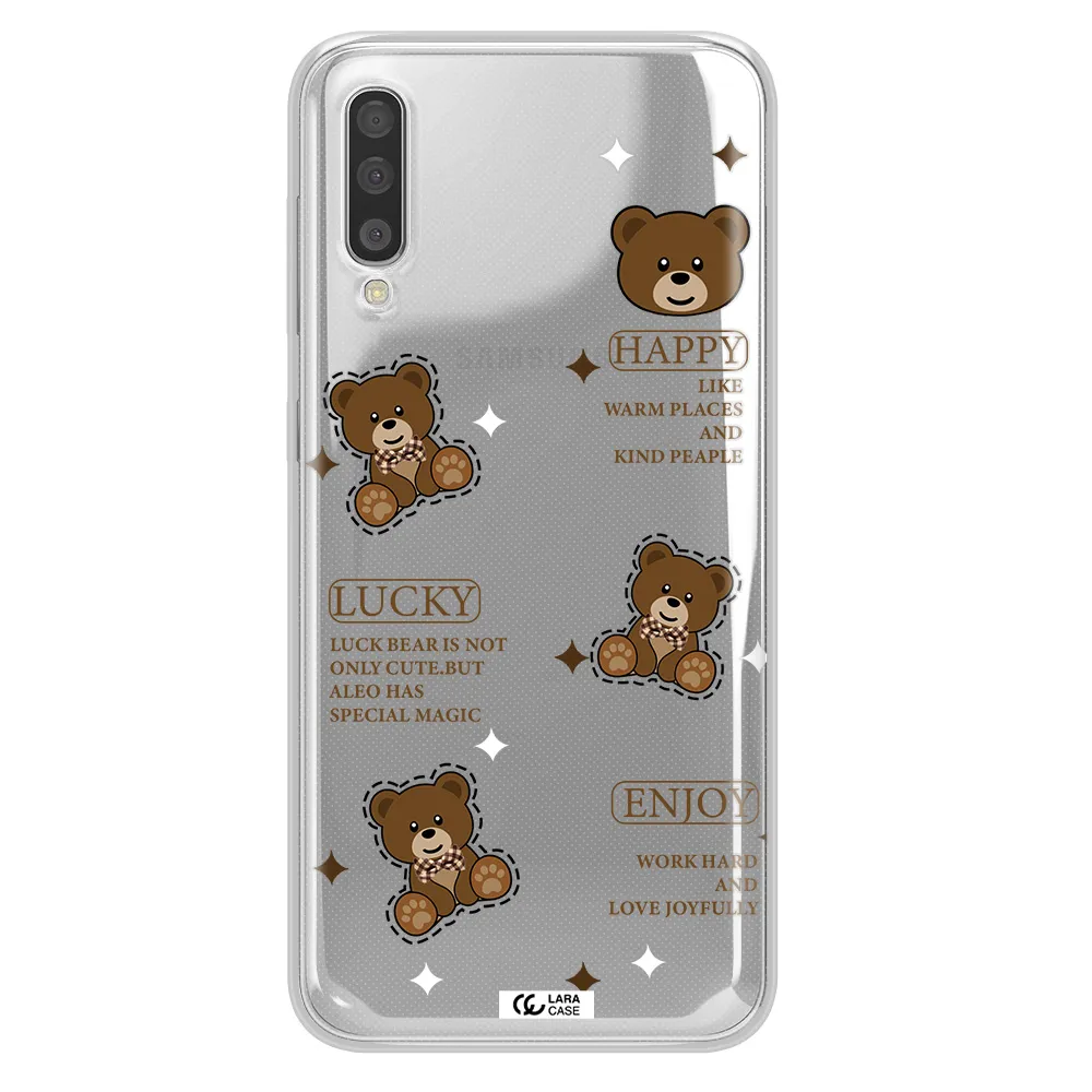A Collection Of Teddy Bears Samsung A50 Clear Tpu Case