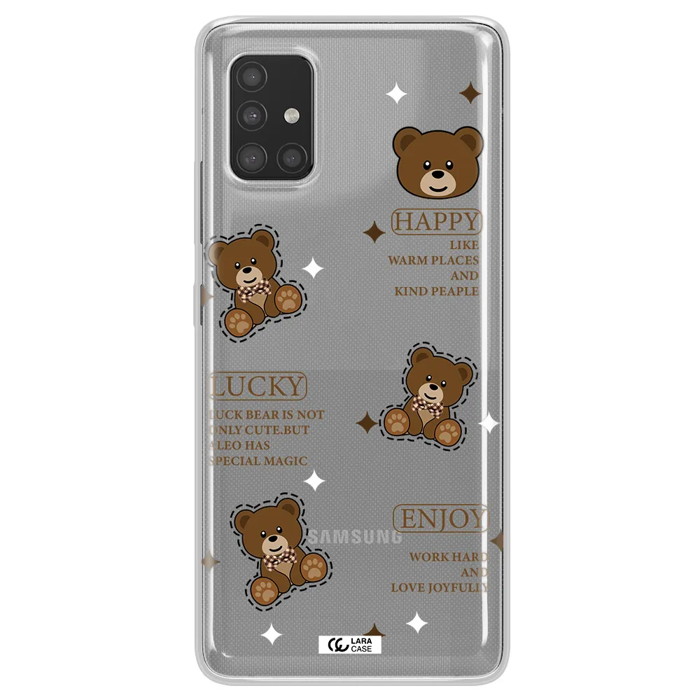 A Collection Of Teddy Bears Samsung A51 Clear Tpu Case