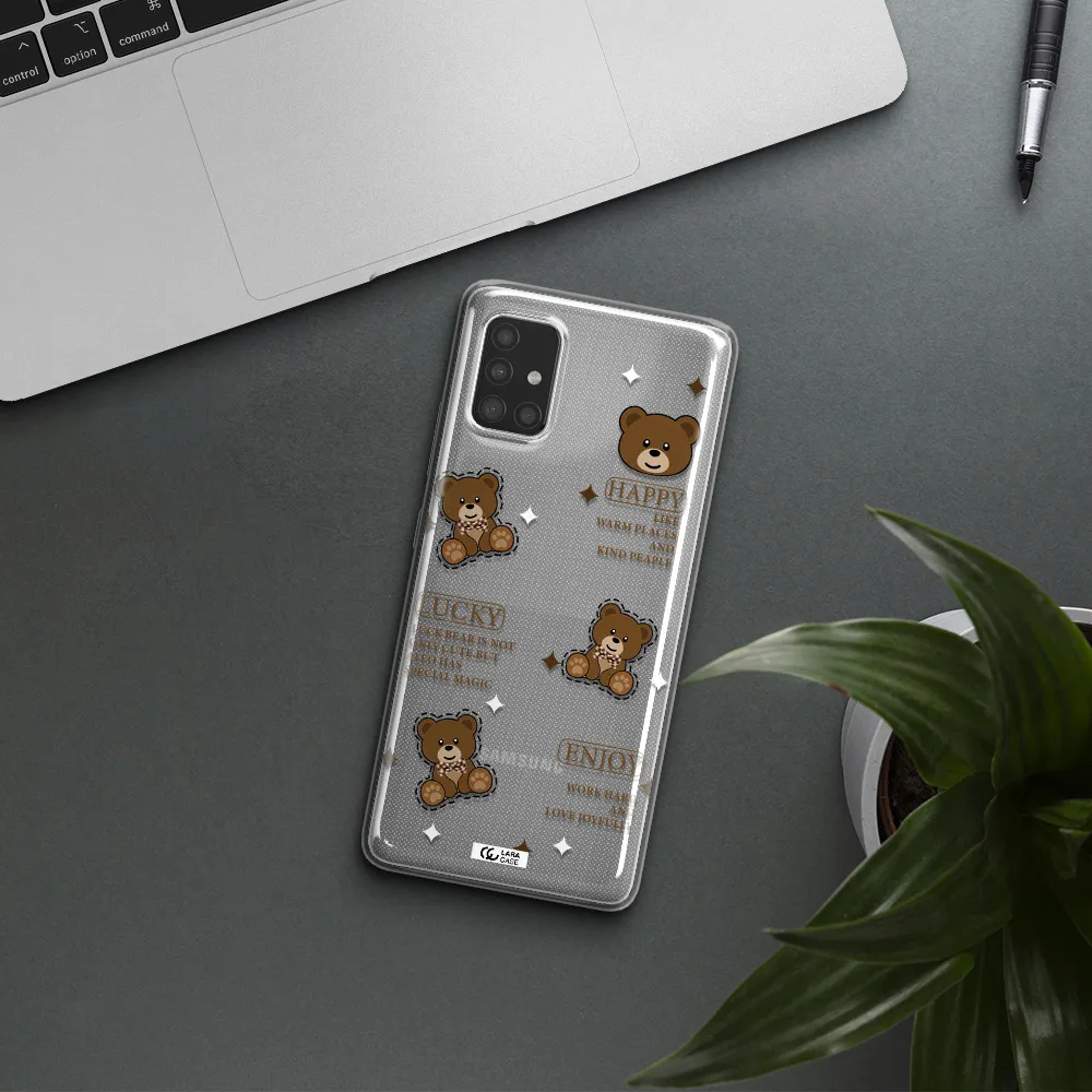 A Collection Of Teddy Bears Samsung A51 Clear Tpu Case