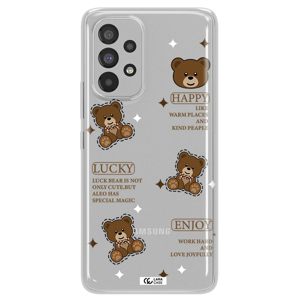 A Collection Of Teddy Bears Samsung A53 Clear Tpu Case