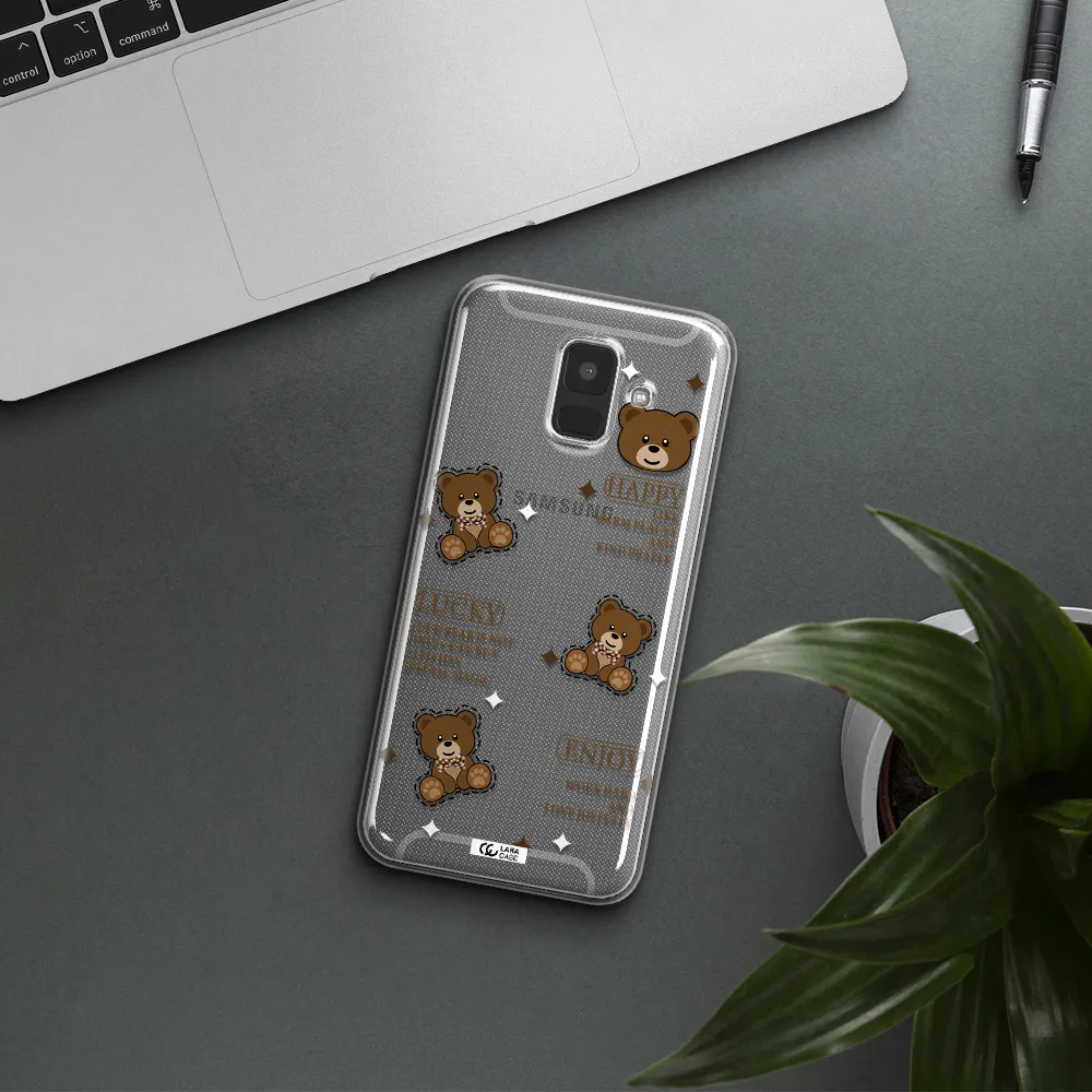 A Collection Of Teddy Bears Samsung A6 Clear Tpu Case