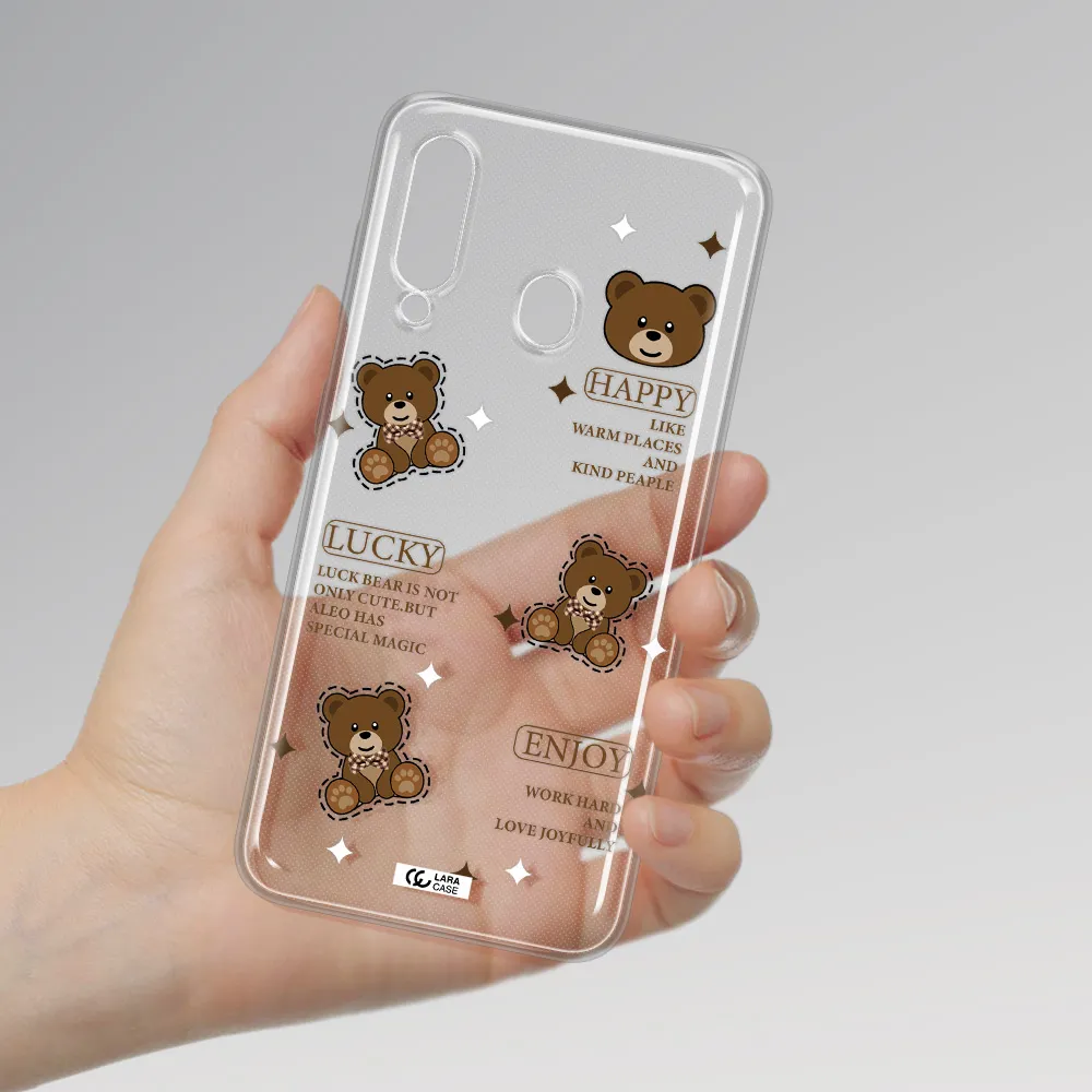 A Collection Of Teddy Bears Samsung A60 Clear Tpu Case