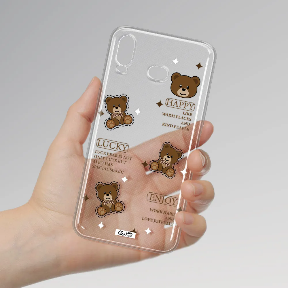 A Collection Of Teddy Bears Samsung A6S Clear Tpu Case