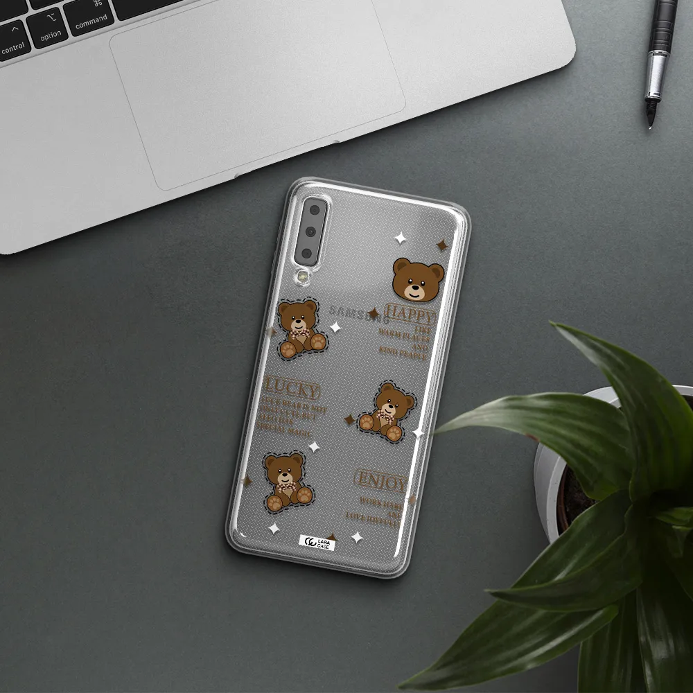 A Collection Of Teddy Bears Samsung A7 2018 Clear Tpu Case