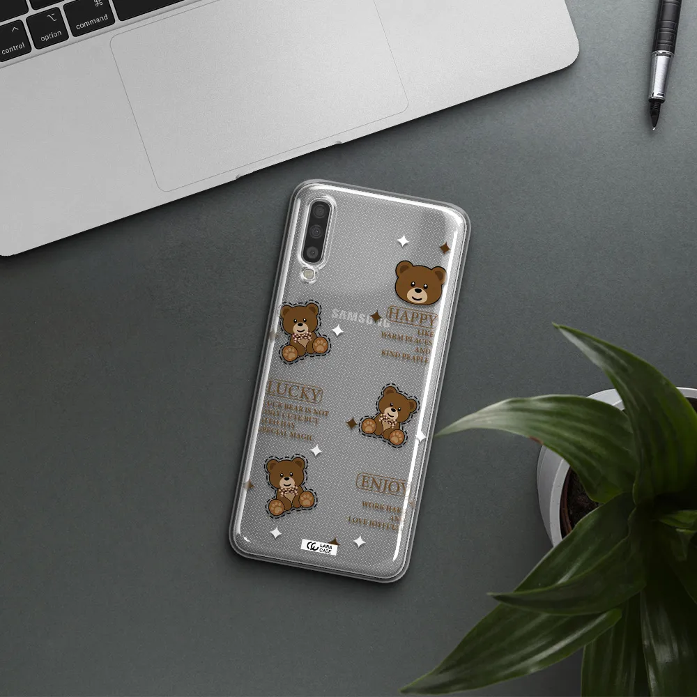 A Collection Of Teddy Bears Samsung A70 Clear Tpu Case