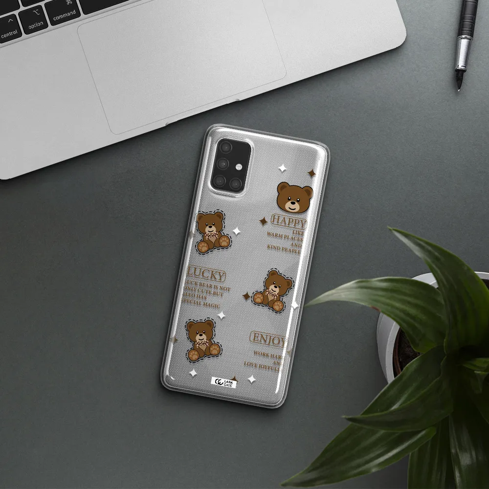 A Collection Of Teddy Bears Samsung A71 Clear Tpu Case