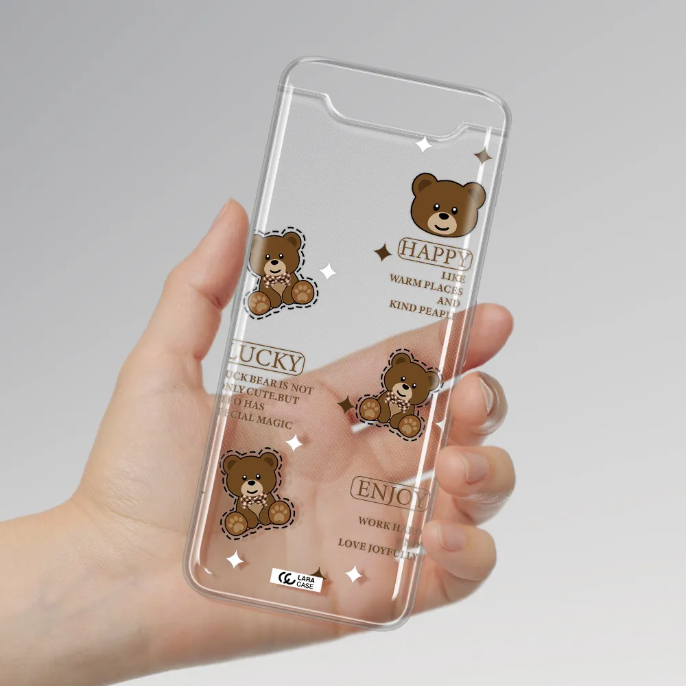A Collection Of Teddy Bears Samsung A80 Clear Tpu Case
