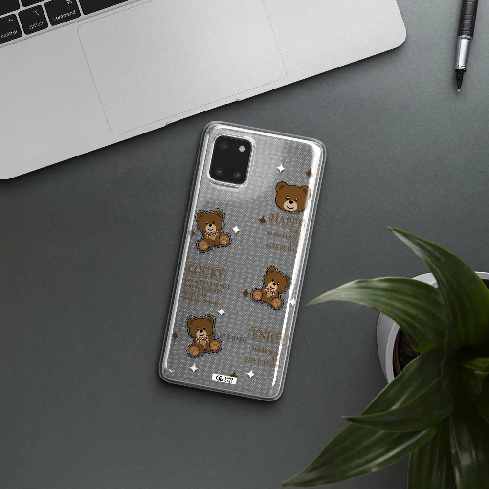 A Collection Of Teddy Bears Samsung A81 Clear Tpu Case
