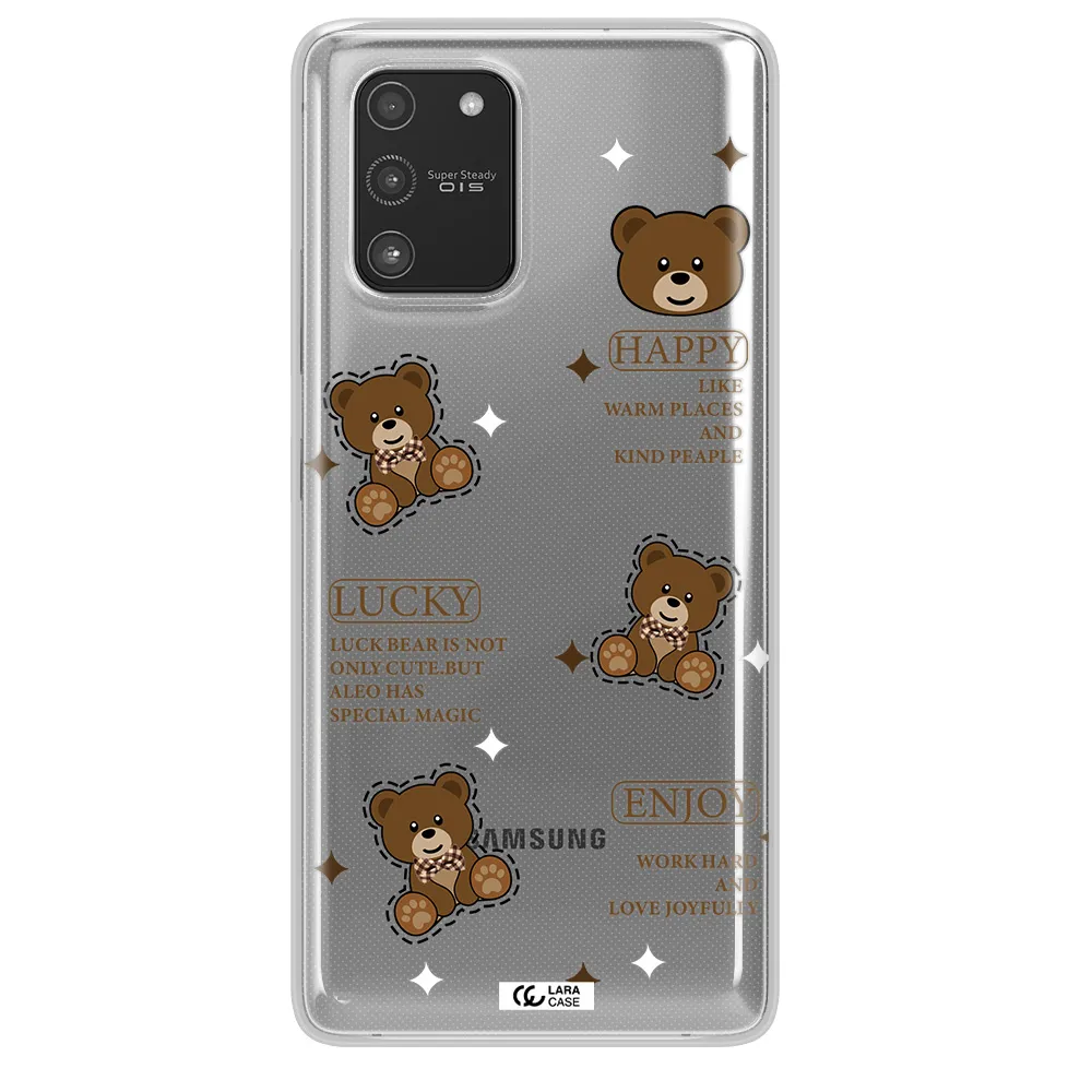 A Collection Of Teddy Bears Samsung A91 Clear Tpu Case