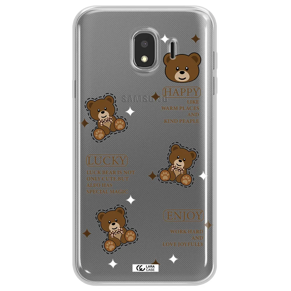A Collection Of Teddy Bears Samsung J4 Clear Tpu Case